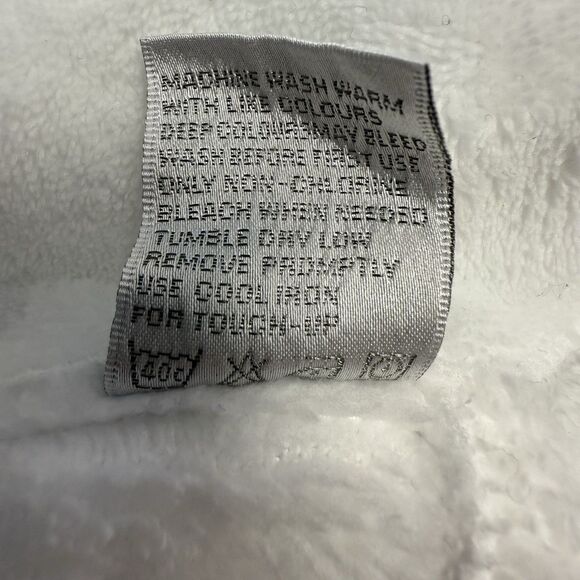 Boca Terry White Robe One Size Plush Spa Club Unisex Soft Cotton Blend with Tie - Picture 9 of 12